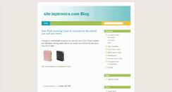 Desktop Screenshot of blog.teptronics.com