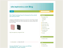 Tablet Screenshot of blog.teptronics.com
